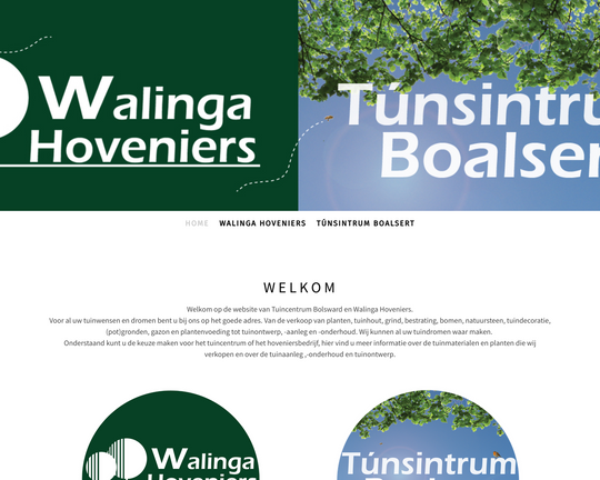 Joh. Walinga, Tuincentrum en Hoveniersbedrijf Logo