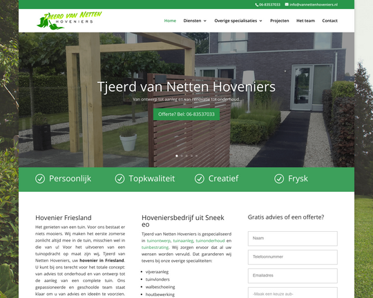 Tjeerd van Netten Hoveniers Logo