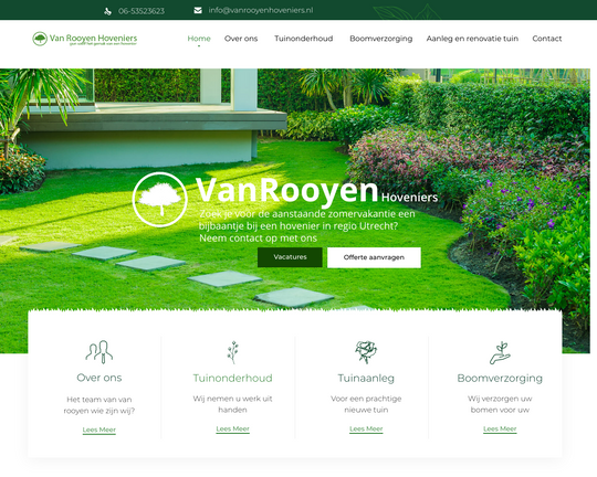 Van Rooyen Hoveniers Logo